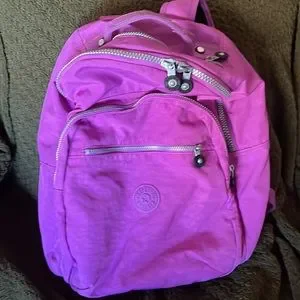 KIPLING Challenger II extra large 17” backpack in purple ruby Kipling Seoul Extra Large Metallic Berry 17 Laptop Backpack  main image 3